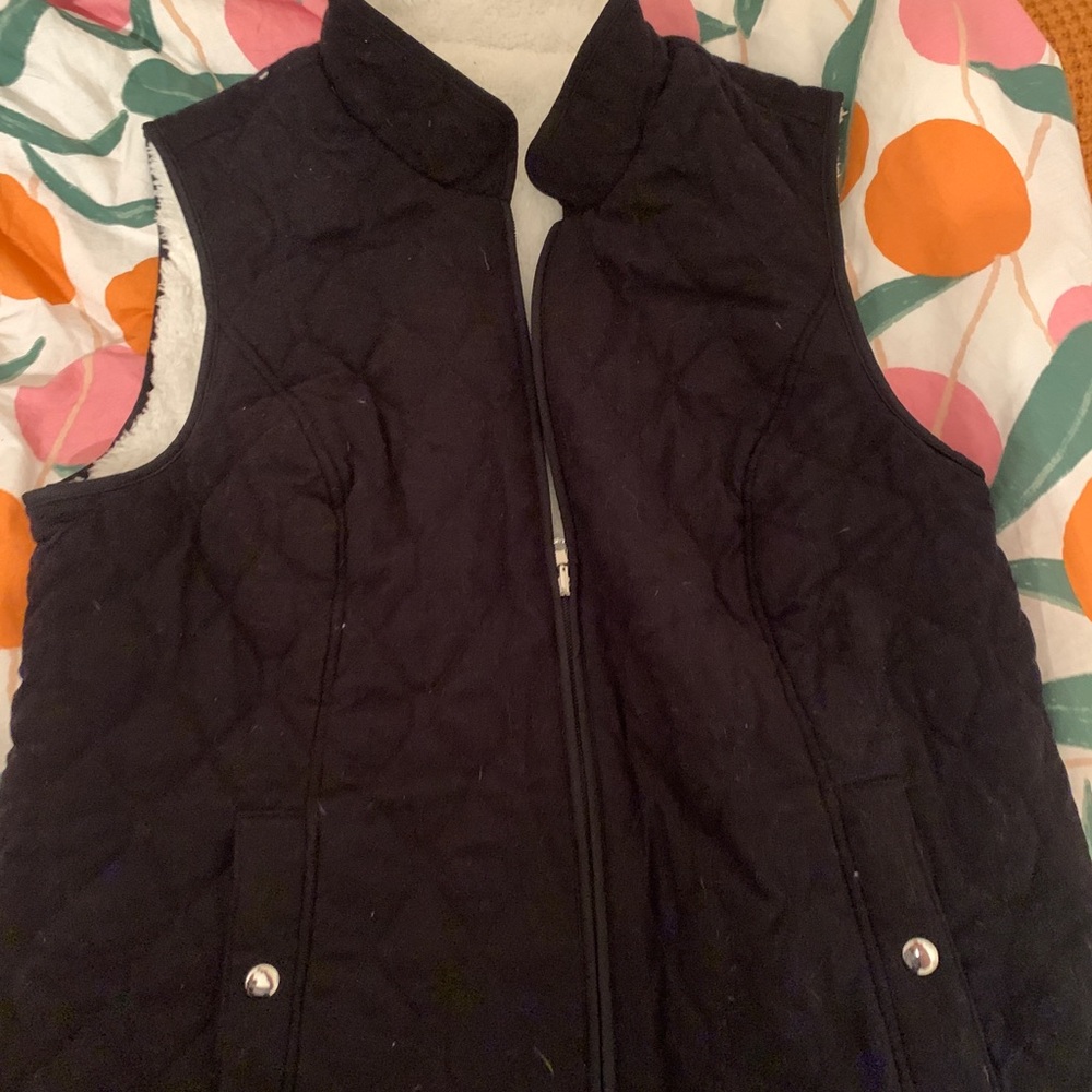 Puffer vest in Black size L
